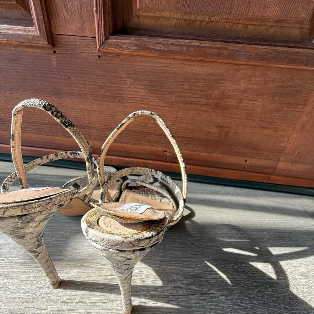 Steve Madden Snake Skin Heels - Picture 4 of 7